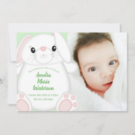 Bunny Rabbit Baby Dusche Einladung