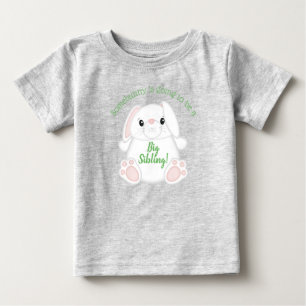 Bunny Rabbit Baby Dusche Grün Baby T-shirt