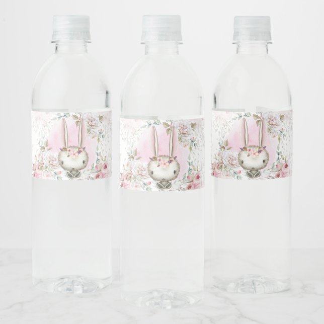 Bunny Rabbit Baby Dusche Wasserflaschen Labels (Flaschen)