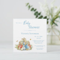 Bunny Rabbit Baby Shower Einladung