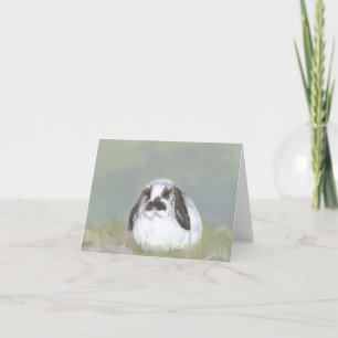 Bunny Rabbit Card Feiertagskarte