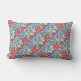 BUNNY RABBIT & COLORFUL HERZEN REGENWERTE LENDENKISSEN
