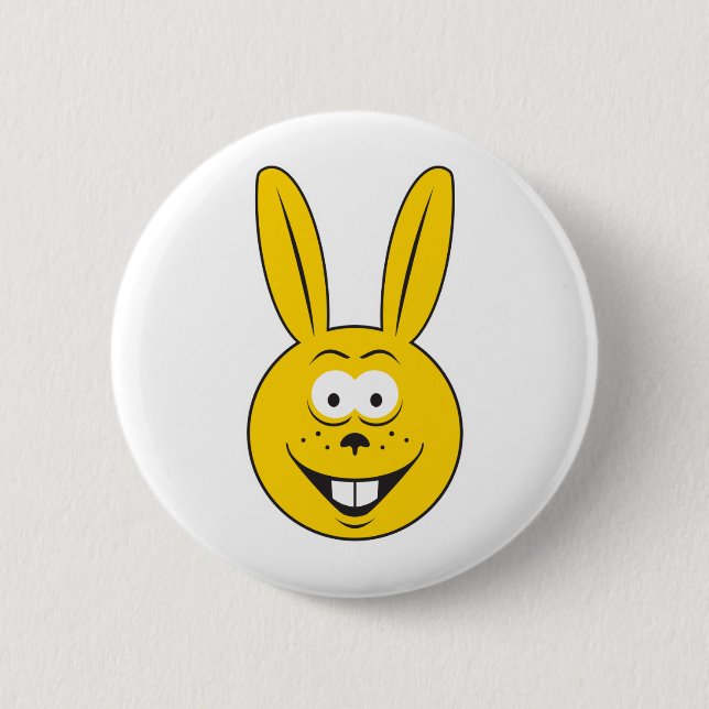 Bunny Rabbit Face Button (Vorderseite)