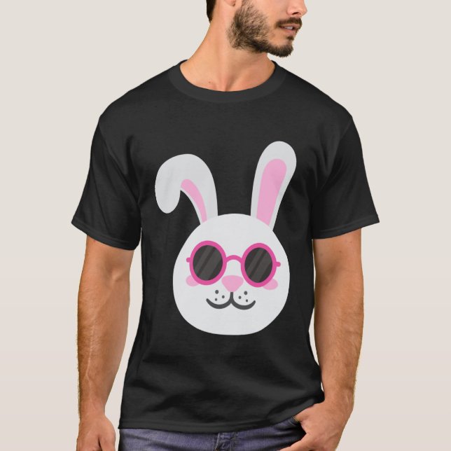 BUNNY RABBIT FACE Sunglasses Boys Girls Kids Easte T-Shirt (Vorderseite)