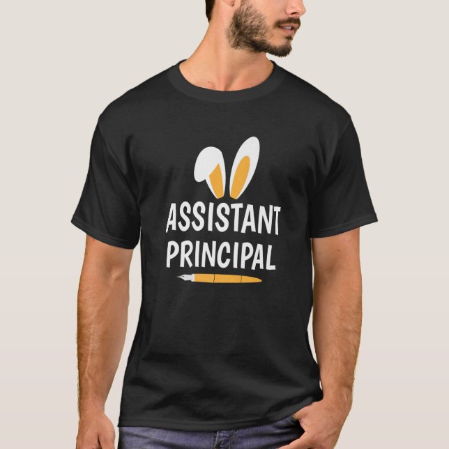 Bunny Rabbit Funny Hoffnest Principal Ever Oster T-Shirt (Vorderseite)