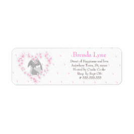 Bunny Rabbit Girl Pink Baby Dusche