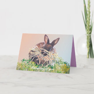 Bunny Rabbit Grußkarten Geburtstag, Beileid Karte