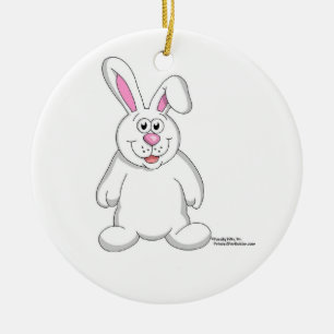 Bunny Rabbit Keramik Ornament