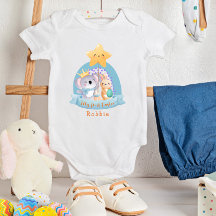 Bunny Rabbit Koala Baby Boy Rainbow Erster Oster