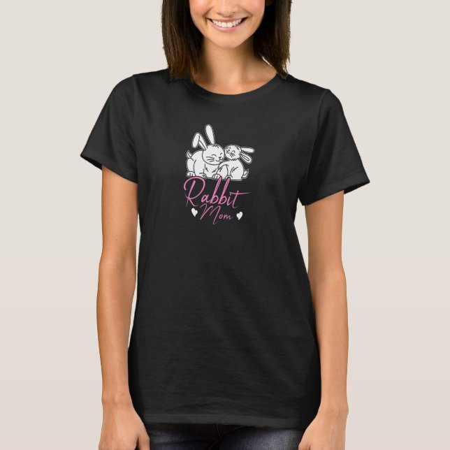 Bunny Rabbit Mama Bunnies Premium T-Shirt (Vorderseite)