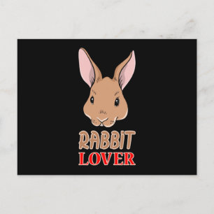 Bunny Rabbit Osterfest Sonniges Wetter Niedliches Postkarte