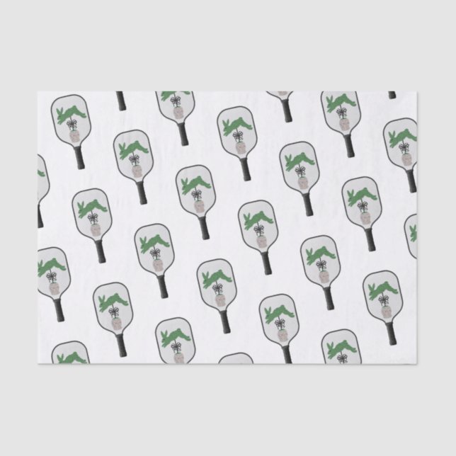 Bunny Rabbit Topiary Ginger Jakar Seidenpapier (Vorderseite)