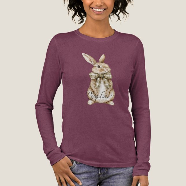 Bunny Rabbit Tri-Blend Shirt (Vorderseite)