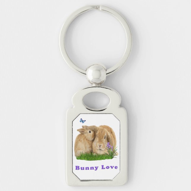 Bunny rabbitt schlüsselanhänger (Vorderseite)