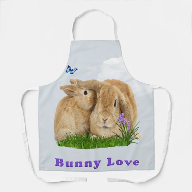 Bunny rabbitt schürze (Vorderseite)