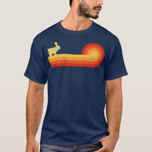 Bunny Retro Sunset Vintag 60er 70er für Männer Fra T-Shirt
