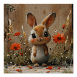 Bunny Rhapsody: Ein bisschen Whimsy Bunny Poster