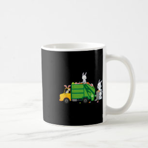 Bunny Riding Garbage LKW Funny Oster Kids Boys Kaffeetasse