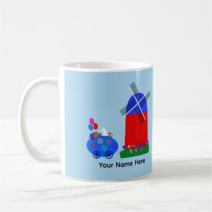 Bunny Riding Oeuf Voiture #4 Mug