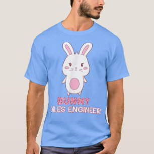 Bunny Sales Engineer Easter Jesus Christian  T-Shirt