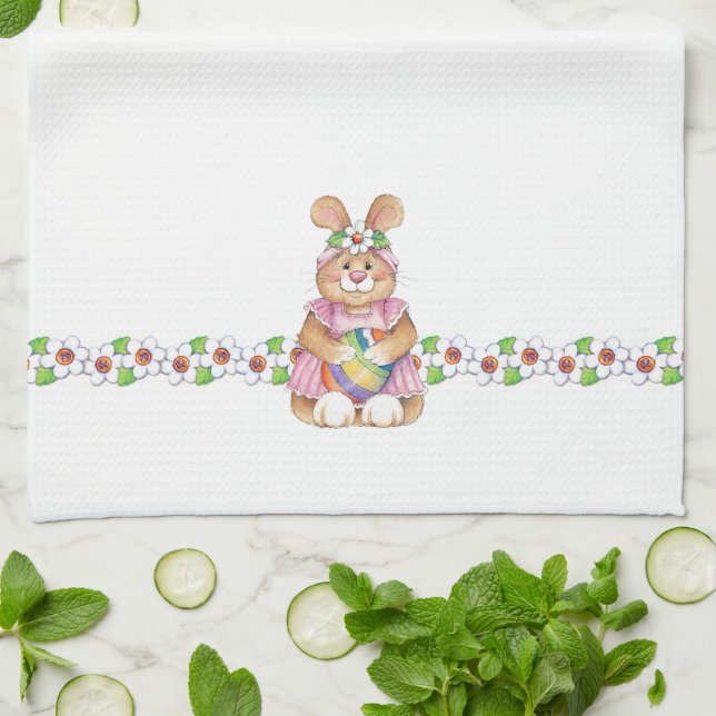 Bunny - Serviette de cuisine (Plié)