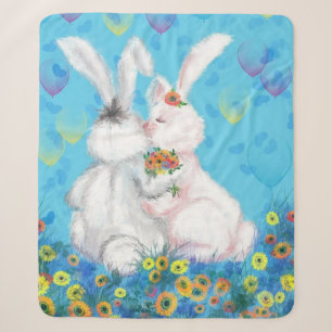 Bunny Sherpa Blanket - Umarmung Sherpadecke