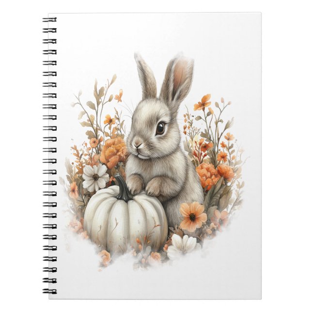 Bunny Shirt Country Pumpkin Notizblock (Vorderseite)