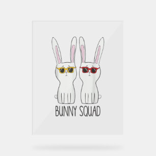 Bunny Squad Funny mignon animal de compagnie Rabbi