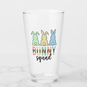 Bunny Squad Ostereier Jagd Niedlich Bunny Glas