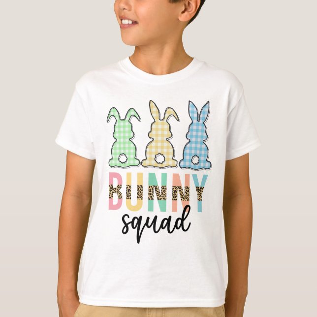 Bunny Squad | Ostereier Jagd Niedlich Bunny T-Shirt (Vorderseite)