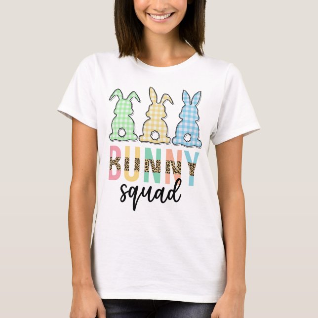 Bunny Squad | Ostereier Jagd Niedlich Bunny T-Shirt (Vorderseite)