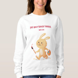 Bunny Stories de Pâques design 2 - Sweatshirt femm