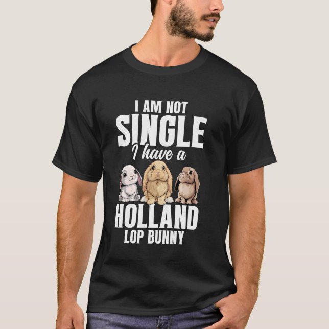 Bunny Stuffe Animal Bunny Costume Holland Lop Bun T-Shirt (Vorderseite)
