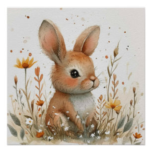 Bunny Sway: Ein bisschen Whimsy Bunny Poster