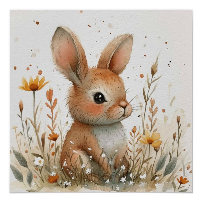 Bunny Sway: Ein bisschen Whimsy Bunny Poster (Vorderseite)