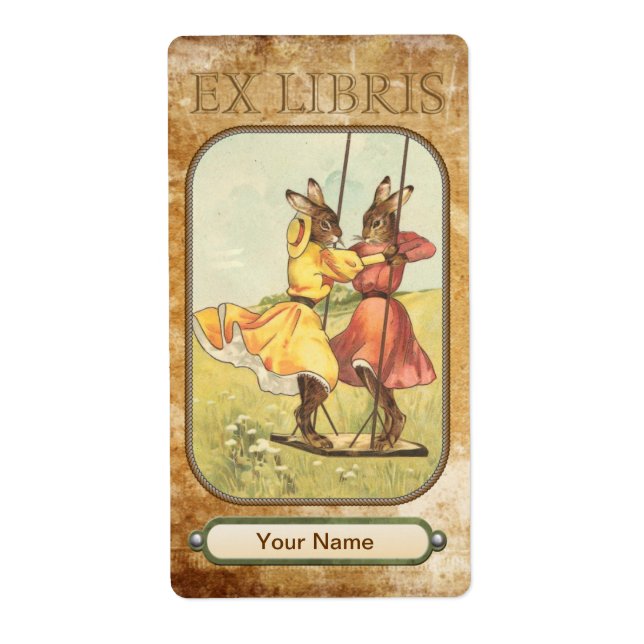 Bunny Swing Book Plate (Vorne)