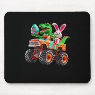 Bunny T-Rex Ostern Monster Truck Dino Lustig Junge Mousepad