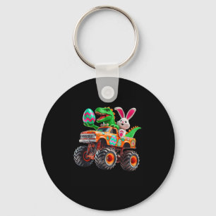 Bunny T-Rex Ostern Monster Truck Dino Lustig Junge Schlüsselanhänger