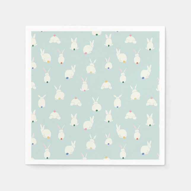 Bunny Tails Serviette (Vorderseite)