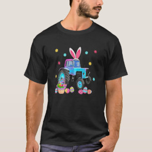 Bunny Traktor Ostereier Korbweide Farm Jungs G T-Shirt