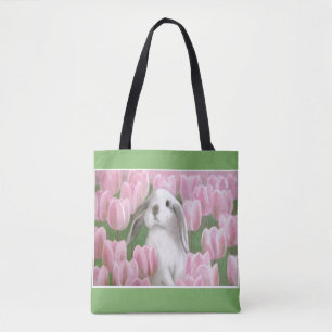 Bunny & Tulips Tasche