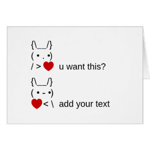 Bunny u gewollt? / Angepasste ASCII-Textkunst