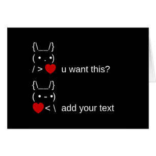 Bunny u gewollt? / Angepasste ASCII-Textkunst