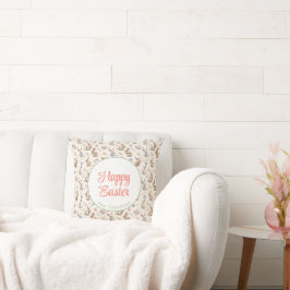 Bunny und Eier Blüte Kissen