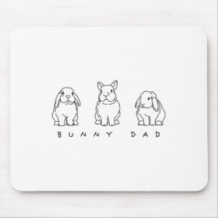 Bunny Vater Niedlich Lop Rabbit Holland Lop Rabbit Mousepad
