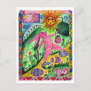 Bunny Voyageur - Carte postale