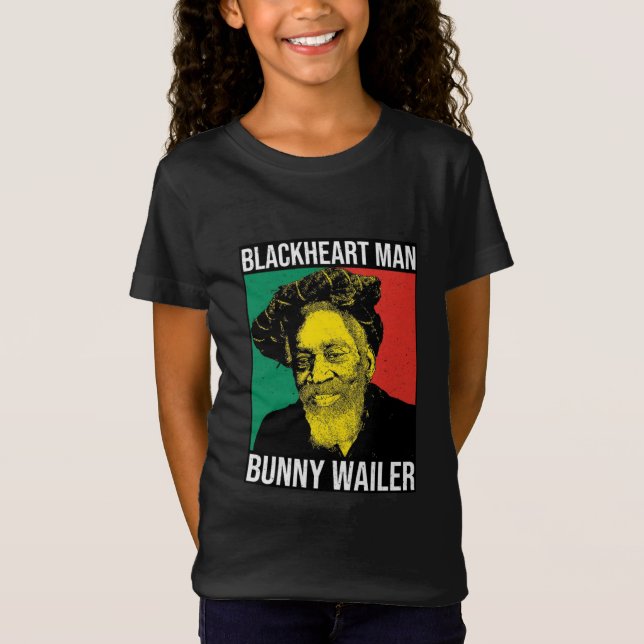 Bunny Wailer Kid Shirt Reggae Rasta Jamaika Roots  (Vorderseite)