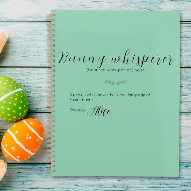 Bunny Whisperer Osterplaner Planer (Bunny Whisperer Easter Planner)