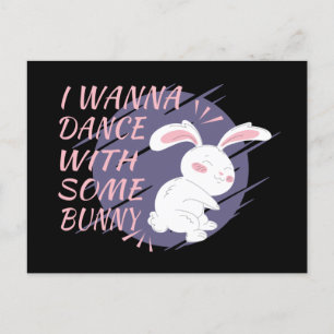 Bunny Will mit Dance Partner Postcard zu tanzen Postkarte
