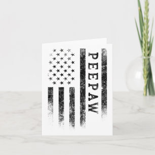 Bunnyaw Patriotische amerikanische USA-Flagge Vate Karte